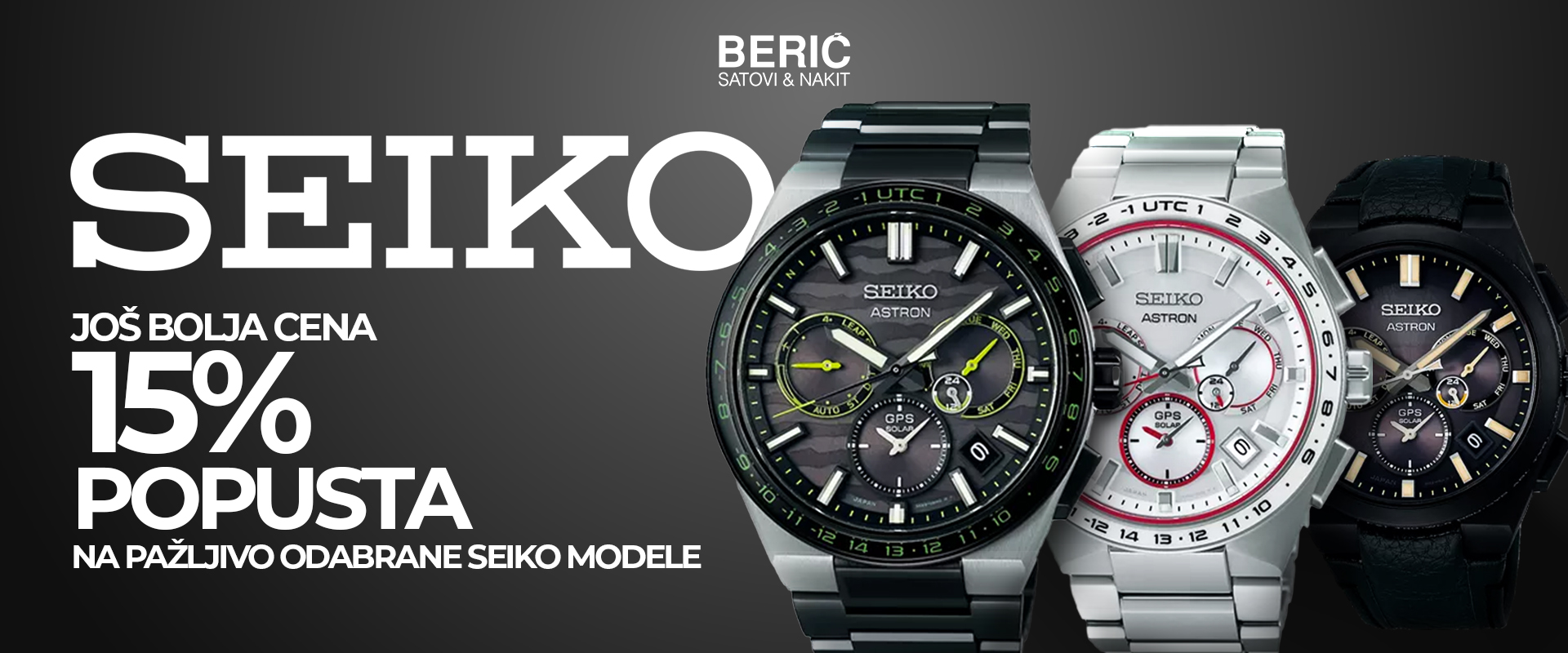 Nove kolekcije Seiko satova