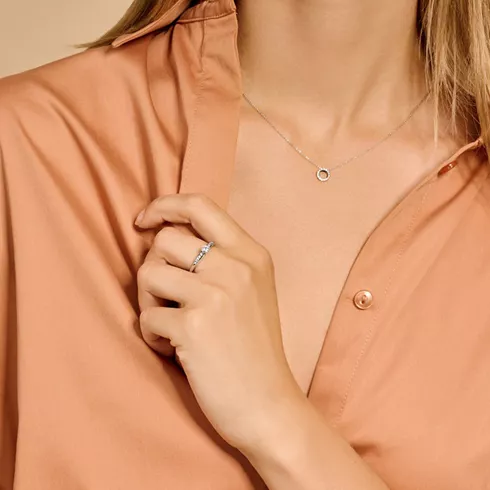 1155WZI/52 BLUSH NAKIT ženski prsten 14ct