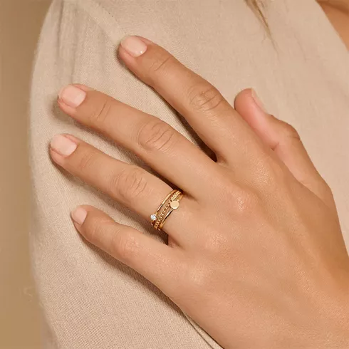 1198YZI/54 BLUSH ZLATNI NAKIT 14ct ženski prsten