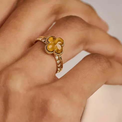 1268YZI/56 BLUSH NAKIT ženski prsten 14ct