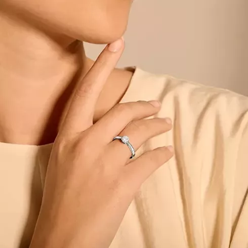 1650WDI/52 BLUSH NAKIT ženski prsten 14ct