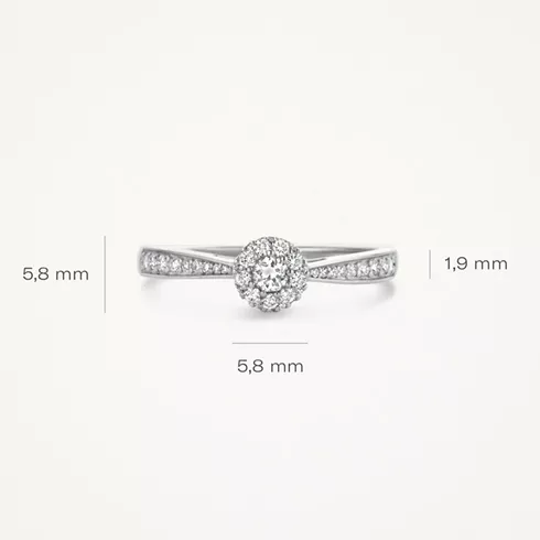 1650WDI/56 BLUSH NAKIT ženski prsten 14ct