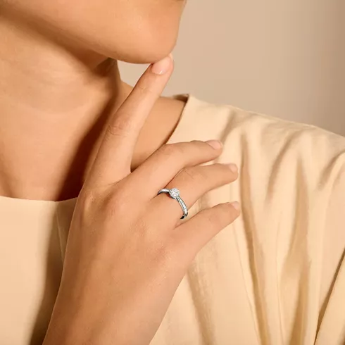 1650WDI/56 BLUSH NAKIT ženski prsten 14ct