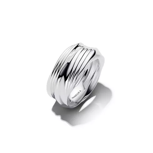 193890C00-54 PANDORA Twisted Double ženski prsten