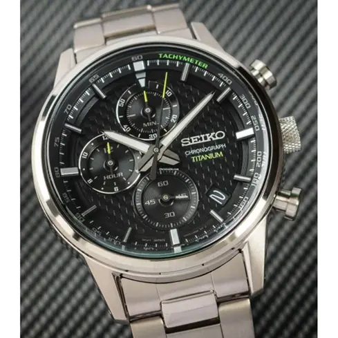 SSB389P1 Seiko Chronograf titanium muški ručni sat