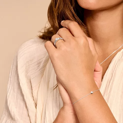 2167WZI BLUSH ZLATNI NAKIT 14ct ženska narukvica