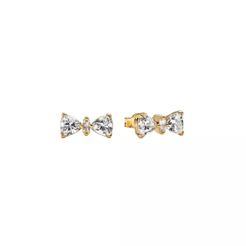 263507C01 PANDORA Sparkling Bow Stud ženske minđuše