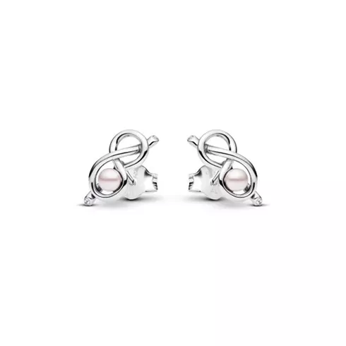 293761C01 PANDORA Infinity Knot Stud ženske minđuše
