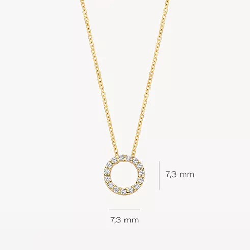 3065YZI BLUSH NAKIT ženska ogrlica 14ct