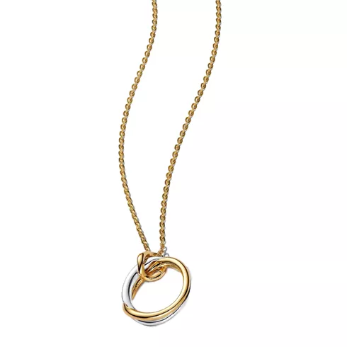 363882C00-45 PANDORA Organically Shaped Two-Tone ženska ogrlica