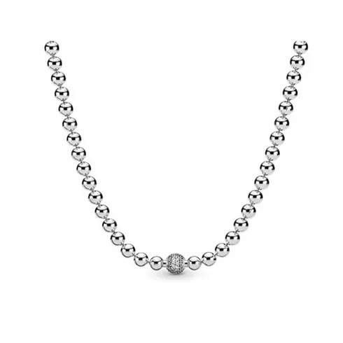 Pandora 398565C01-45 Perle i pavé ogrlica