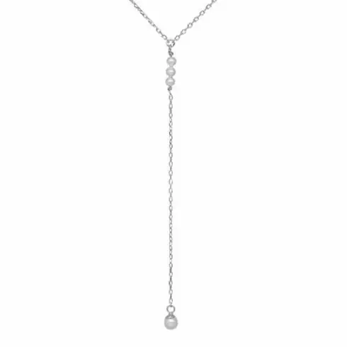 A4163-00HG Victoria Cruz Plata perla privezak lanac