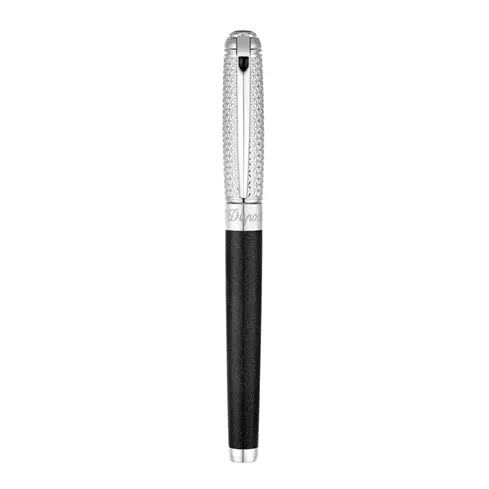 412102M STD DUPONT Line D Black duotone Rollerball olovka