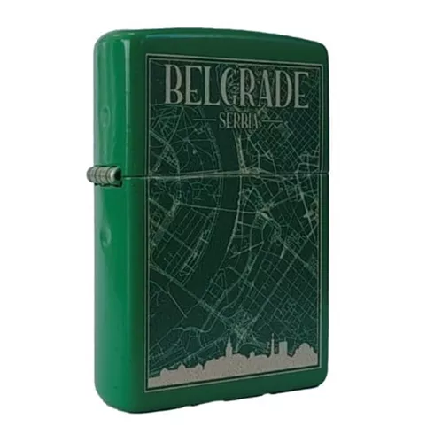 48459-107778 ZIPPO  Belgrade Map upaljač