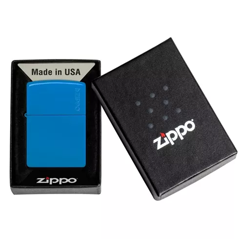 48628ZL ZIPPO Upaljač- Sky Blue M Logo