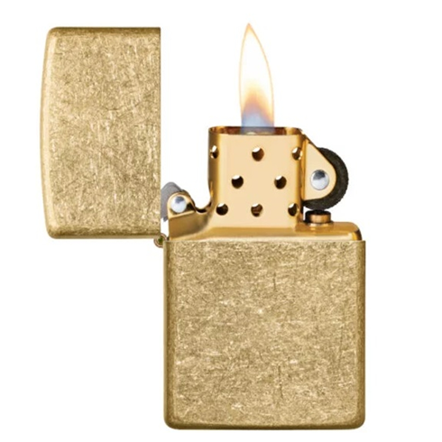 49477 ZIPPO Tumbled Brass upaljač