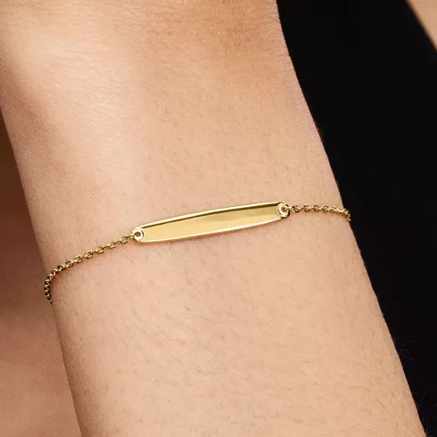 564010C01-18 PANDORA Engravable Bar Chain ženska narukvica