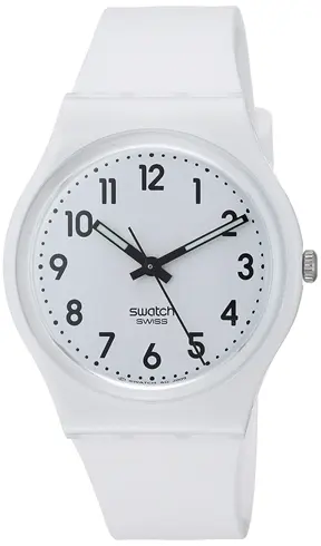 GW151O SWATCH Just white soft ženski ručni sat