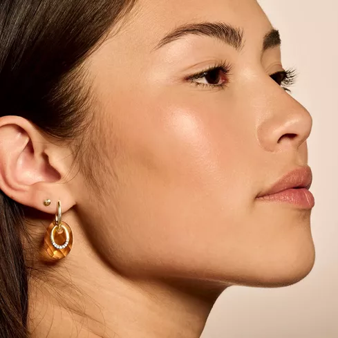 7245YGO BLUSH ZLATNI NAKIT 14ct ženske minđuše