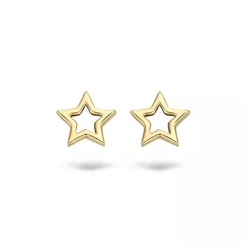 7248YGO  BLUSH ZLATNI NAKIT 14ct ženske minđuše