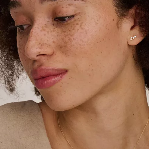 7373YZI BLUSH NAKIT ženske minđuše 14ct