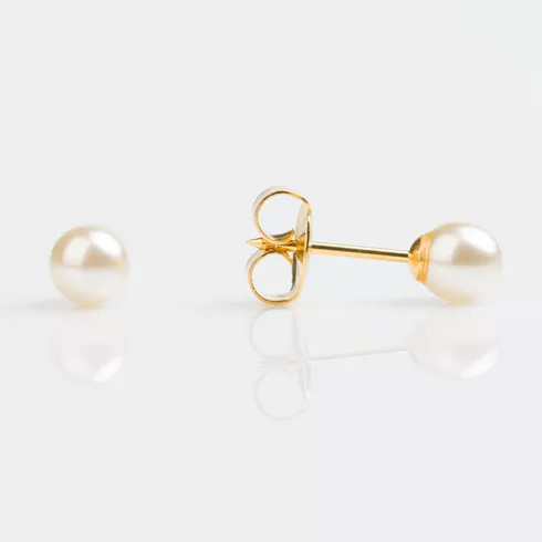 7521-0675 STUDEX MINÐUŠE GOLD PLATED White pearl 205
