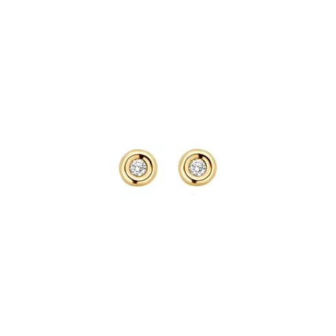 7627YDI BLUSH ZLATNI NAKIT 14ct dijamant ženske minđuše