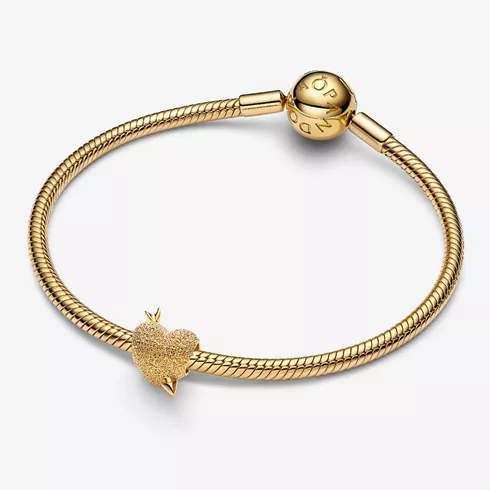 763666C00 PANDORA Cupid Heart privezak