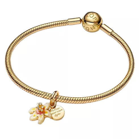 764020C01 PANDORA Disney Tangled Sundrop Flower Glow-in-the-dark privezak