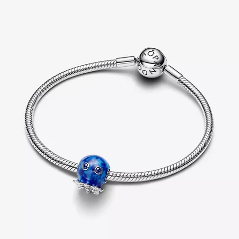 793463C01 PANDORA Ocean Bubbles Octopus privezak