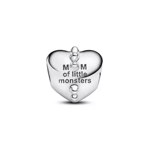 793768C01 PANDORA Mom's Little Monsters Heart privezak