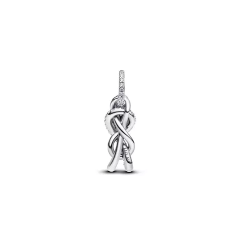 793780C01 PANDORA Pavé Infinity Knot Dangle privezak