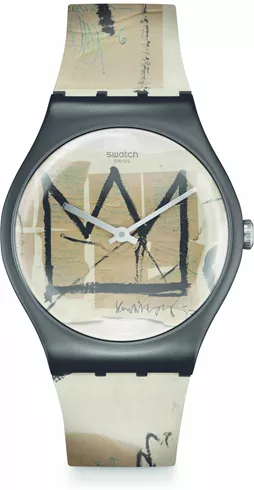 SUOZ355 SWATCH Untitled By Jean Michel Basquiat ručni sat