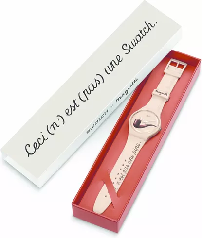 SO29Z124 SWATCH La Trahison Des Images By Rene Magritte unisex ručni sat