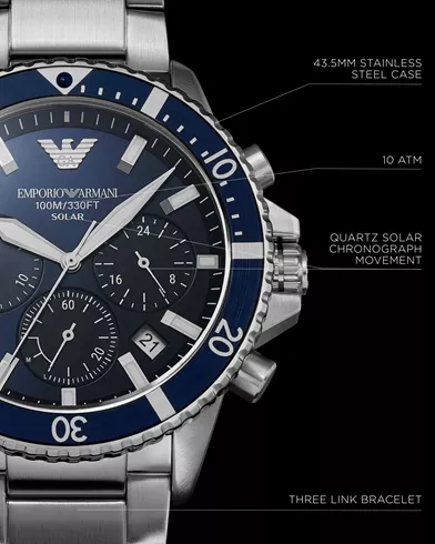 AR11681 ARMANI World Explorer muški ručni sat
