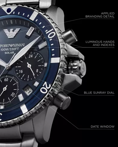 AR11681 ARMANI World Explorer muški ručni sat