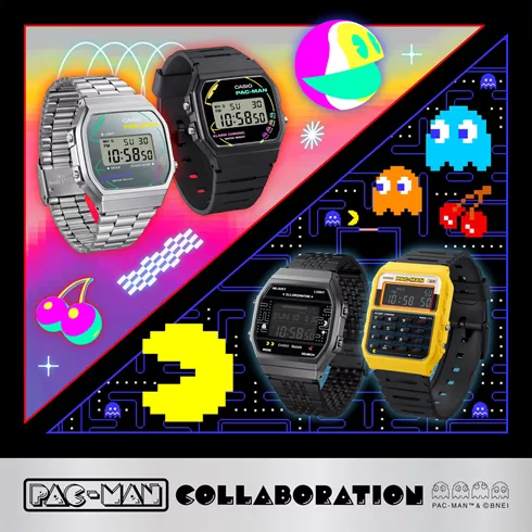 F-91WPC-1AER Casio Timeless Collection x Pac Man unisex ručni sat