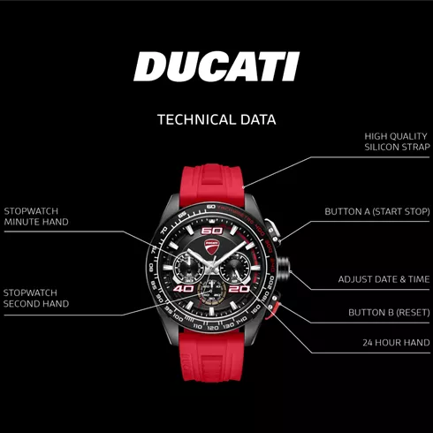 DTWGO0001701 DUCATI muški ručni sat