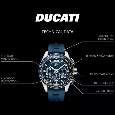 DTWGO0001705 DUCATI muški ručni sat