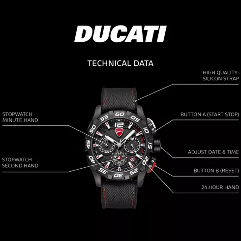 DTWGO0001801 DUCATI muški ručni sat