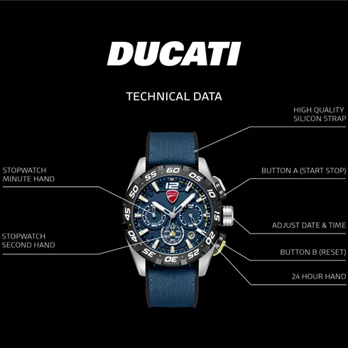 DTWGO0001802 DUCATI muški ručni sat