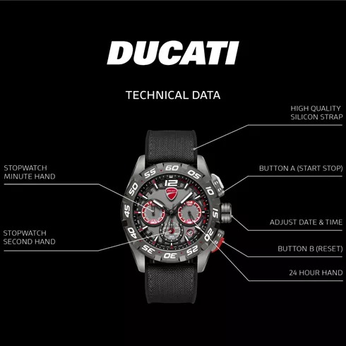 DTWGO0001803 DUCATI muški ručni sat