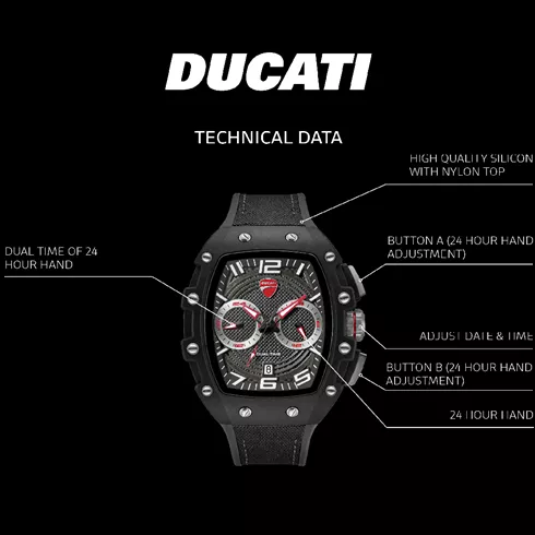 DTWGO0001902 DUCATI muški ručni sat