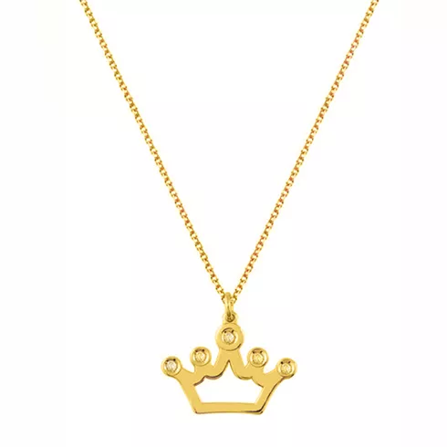 EBZ028726 EKAN NAKIT Diamond Symbols ogrlica 14k