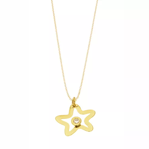 EBZ035098 EKAN NAKIT Diamond Symbols ogrlica 14k