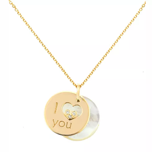 EBZ048921 EKAN NAKIT Diamond Pearls ogrlica 14k