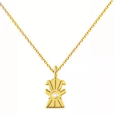 EBZ064763 EKAN NAKIT Diamond Baby ogrlica 14k
