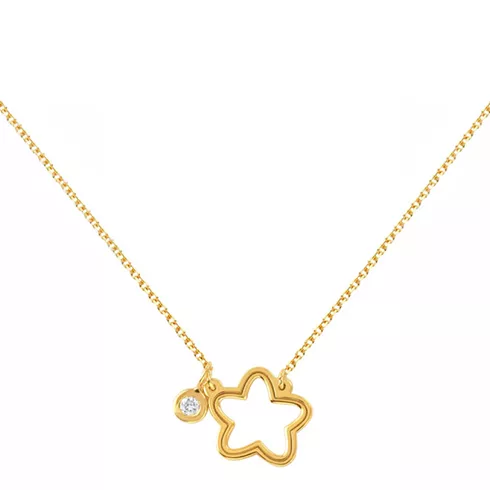 EBZ067857 EKAN NAKIT Diamond Symbols ogrlica 14k