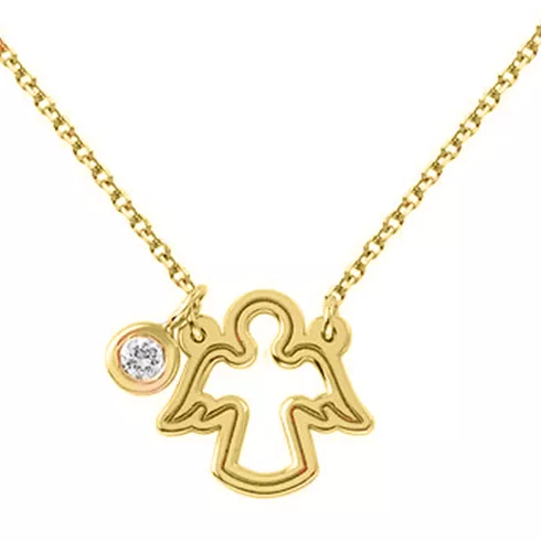 EBZ068875 EKAN NAKIT Diamond Symbols ogrlica 14k