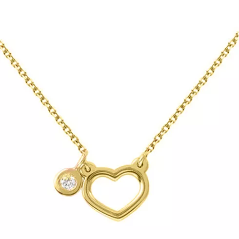 EBZ069047 EKAN NAKIT Diamond Symbols ogrlica 14k